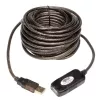 Tripp Eaton Tripp Lite Series 10M USB 2.0 Hi-Speed aktyvus ilginimo kartotuvas USB-A M/F 33 pėdos 10 metrų - USB ilginimo laidas