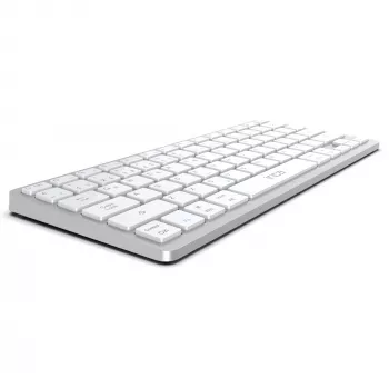 INCA klaviatūra IBK-565BT BT 5.0, išmani, baterija 150 Std, 8-10 m, sidabrinė