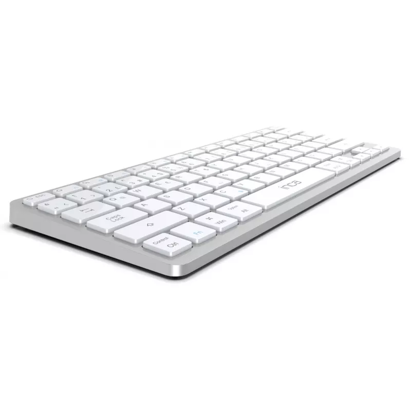 INCA klaviatūra IBK-565BT BT 5.0, išmani, baterija 150 Std, 8-10 m, sidabrinė