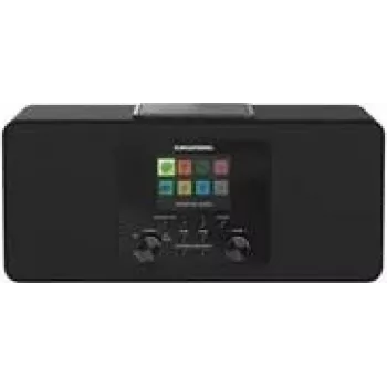 Grundig DTR 6100 2.1 DAB+ WEB nešiojamas radijo imtuvas, analoginis ir skaitmeninis, juodas