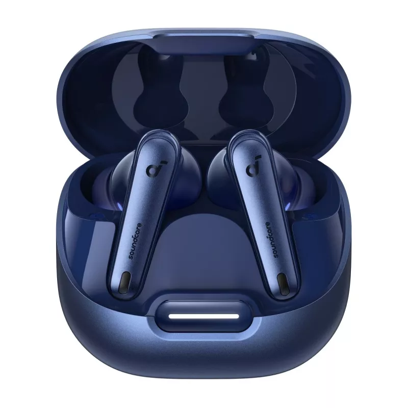 Ausinės Soundcore Liberty 4 NC (TWS, Bluetooth, USB-C, tamsiai mėlyna)