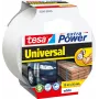 TESA extra Power Universal – montavimo, amatų, žymėjimo, remonto juosta – vidaus ir lauko naudojimui – balta (56348-5-3)