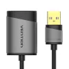 Vention USB išorinė garso kortelė 0,15 m pilka metalinė