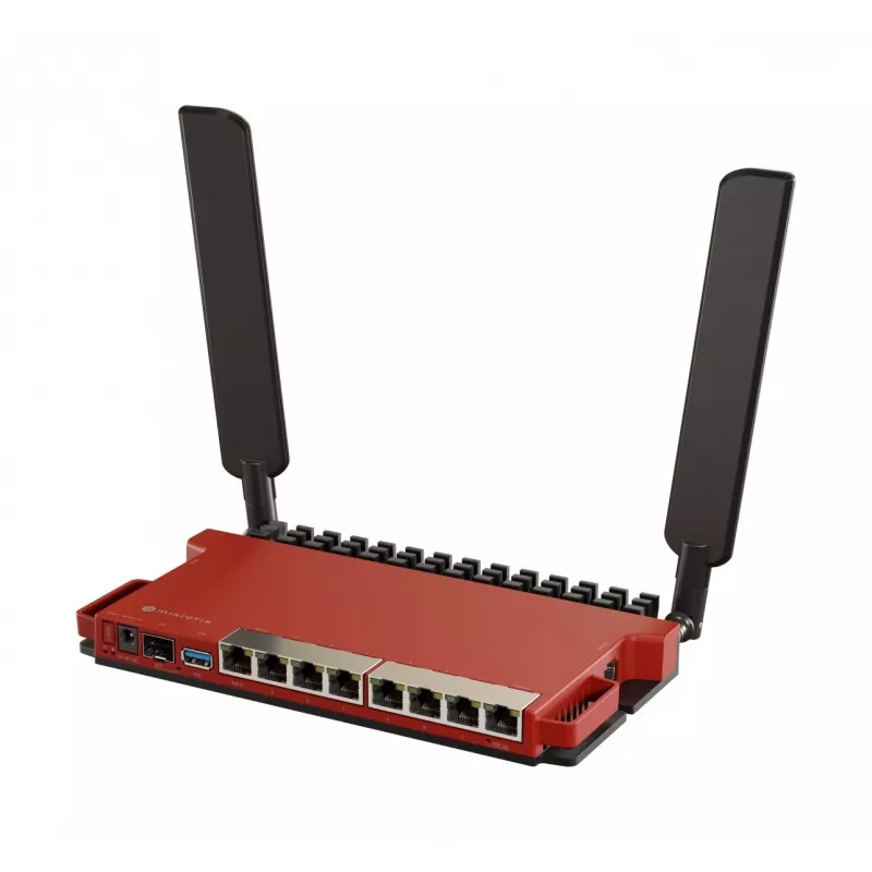 Mikrotik L009UiGS-2HaxD-IN belaidis maršrutizatorius Gigabit Ethernet vienos juostos (2,4 GHz) raudonas