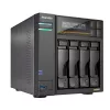 Asustor Lockerstor 4 Gen3 AS6804T 4 lizdų NAS, AMD Ryzen V3C14, 16 GB DDR5 ECC, 2x 10GbE + 2x 5GbE