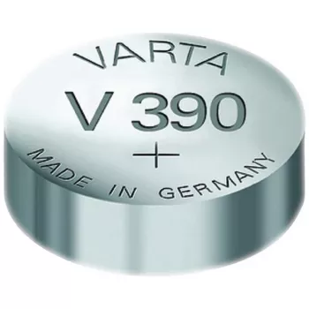 VARTA sidabro-oksido laikrodžio elementas V390 (SR54), 1,55 V, 80 mAh (00390 101 401)
