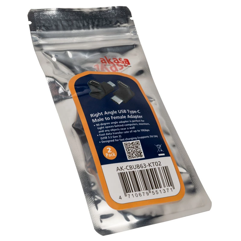 USB Type-C lyties keitiklis Akasa AK-CBUB63-KT02 (2 vnt.)