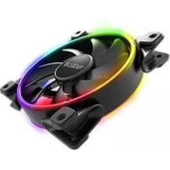 120 mm korpuso ventiliatorius PCCOOLER CORONA-RGB, 1000–2000 RPM, RGB apšvietimas