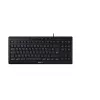 Klaviatūra CHERRY STREAM TKL USB AZERTY prancūziška juoda laidinė 94 klavišai