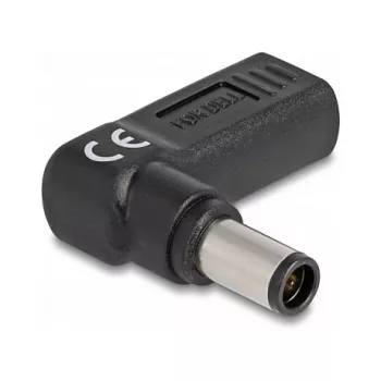 DeLOCK adapteris USB Type-C moteriškas į Dell 7.4 x 5.0 mm vyriškas 90° kampu