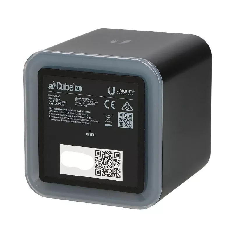 Ubiquiti airCube 867 Mbit/s juodas belaidis prieigos taškas su Power over Ethernet (PoE)