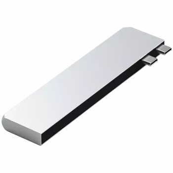 Satechi ST-HUCPHSS Nešiojamojo kompiuterio dokavimo stotelė ir prievadų replikatorius USB 3.2 Gen 2 (3.1 Gen 2) Type-C sidabrinė (ST-HUCPHSS)