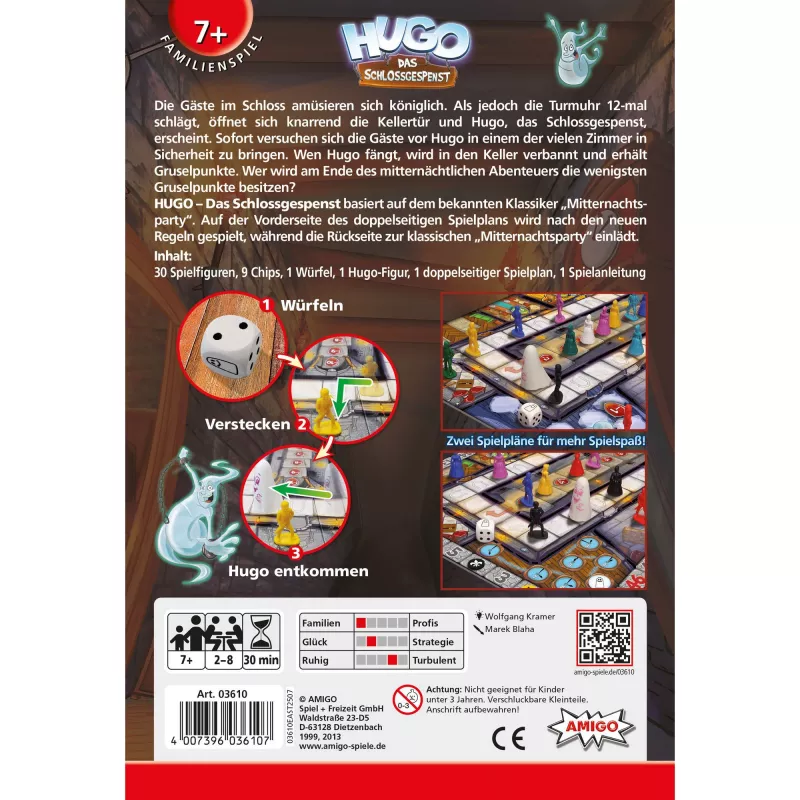 HUGO - Das Schlossgespenst, stalo žaidimas