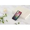 Apsauginis dėklas iKins Samsung Galaxy S20 – vandens gėlių raštas, juodas