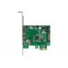 DeLOCK PCI Express x1 kortelė į 2 x USB Type-C™ moterišką jungtį