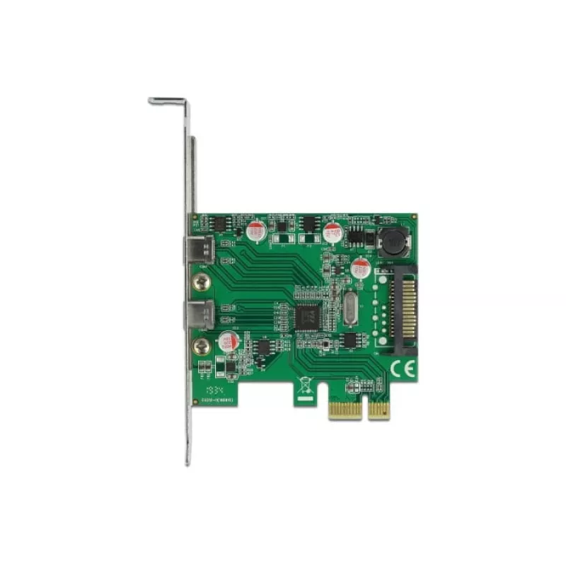 DeLOCK PCI Express x1 kortelė į 2 x USB Type-C™ moterišką jungtį