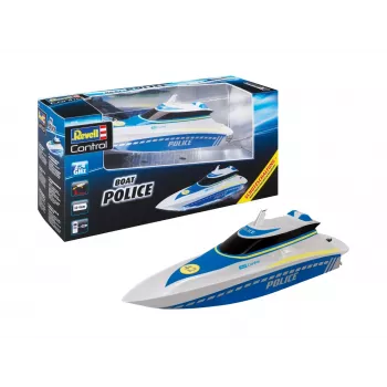 Revell Control Waterpolice RC Einsteiger Motorboot 100% RtR 350 mm (24138)
