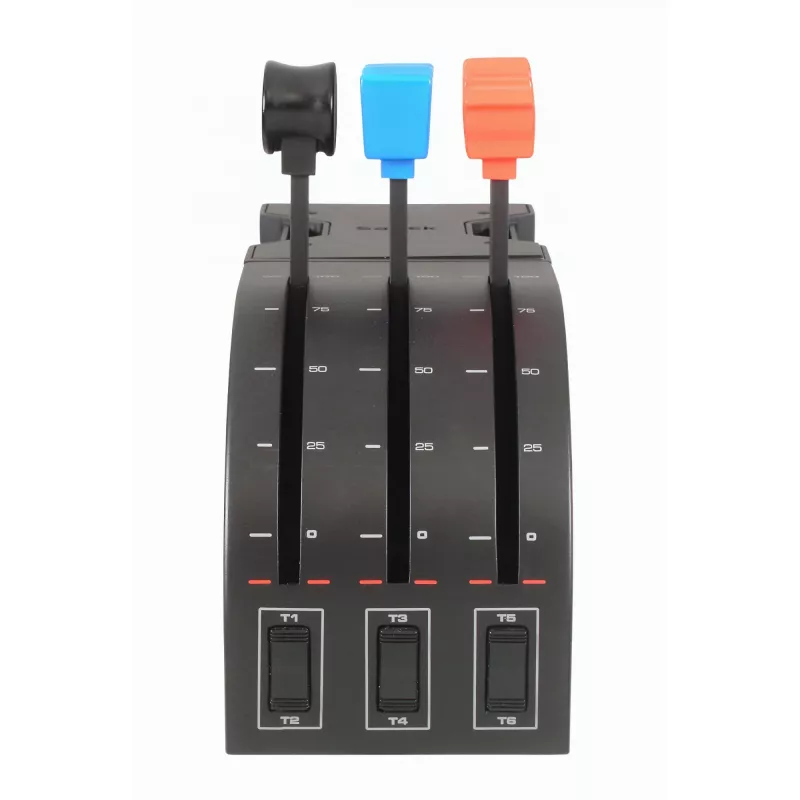 Logitech Saitek Pro Flight Throttle Quadrant - Gasregler - verkabelt - für PC (945-000015)