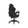 Žaidimų kėdė Huzaro Force 3.7 Carbon Black – ergonomiška, reguliuojamas aukštis 107,5–116,5 cm, 5 ratukai, juosmens ir kaklo pagalvėlės