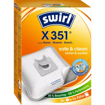 Dulkių siurblio maišeliai Swirl X 351