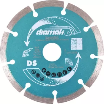 Makita deimantinis pjovimo diskas 125x22,23 mm DIAMAK D-61139
