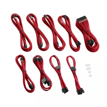 Laidų rinkinys maitinimo šaltiniui CableMod PRO Series ModMesh C-Series, skirtas Cooler Master RMi/RMx (raudona)