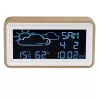 Skaitmeninė orų stotelė Denver WS-72 Wood LCD DC / Baterija