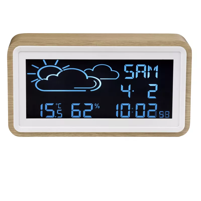 Skaitmeninė orų stotelė Denver WS-72 Wood LCD DC / Baterija