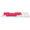 GAMIAC TKL90G žaidimų klaviatūra, Kailh Blue – balta/raudona