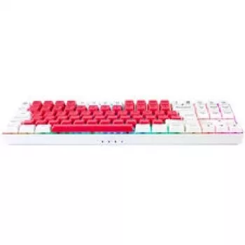 GAMIAC TKL90G žaidimų klaviatūra, Kailh Blue – balta/raudona