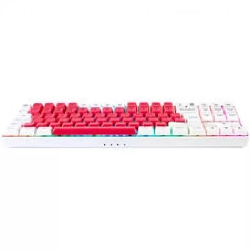 GAMIAC TKL90G žaidimų klaviatūra, Kailh Blue – balta/raudona