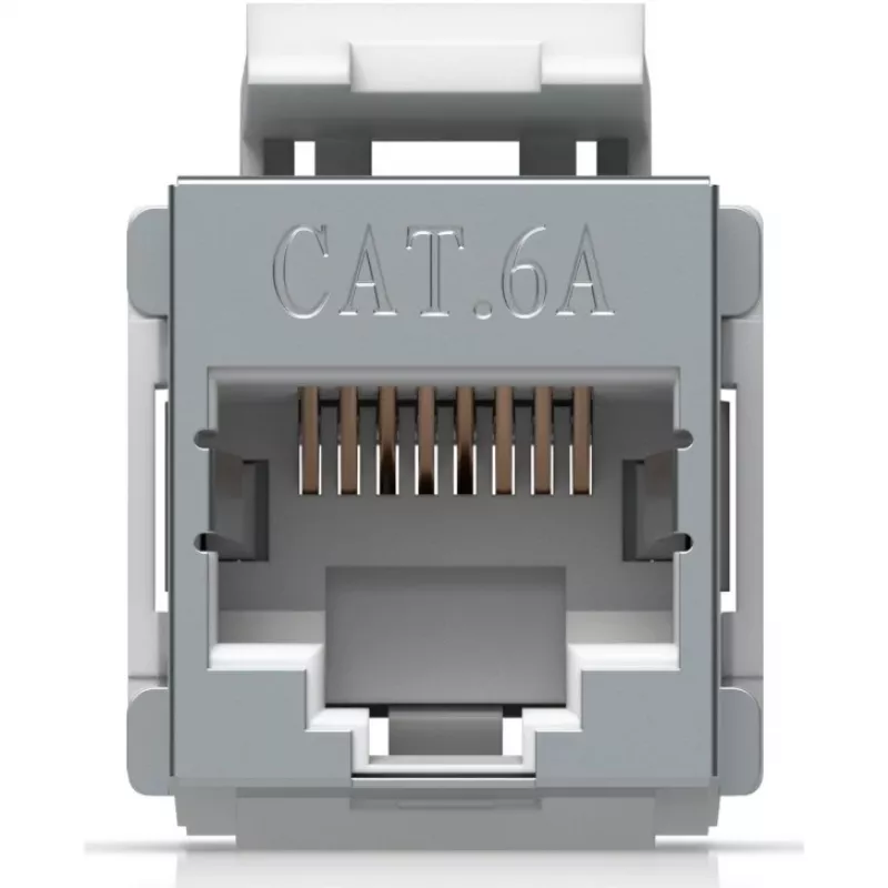 Keystone movoji jungtis Ubiquiti UACC-Keystone-Coupler-C6A plokščias nerūdijantis plienas RJ-45