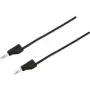 VOLTCRAFT matavimo zondas [4 mm kištukas - 4 mm kištukas] 0,75 m juodas MSB-300 (MSB-300-0,75-SW)