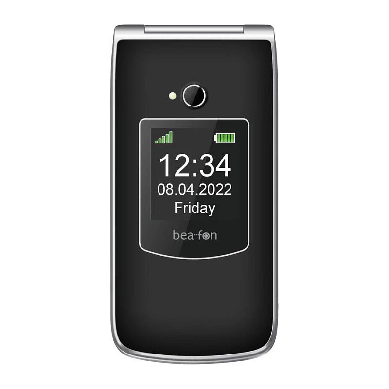 Bea-fon SL605 juodas (2026) - sulankstomas telefonas