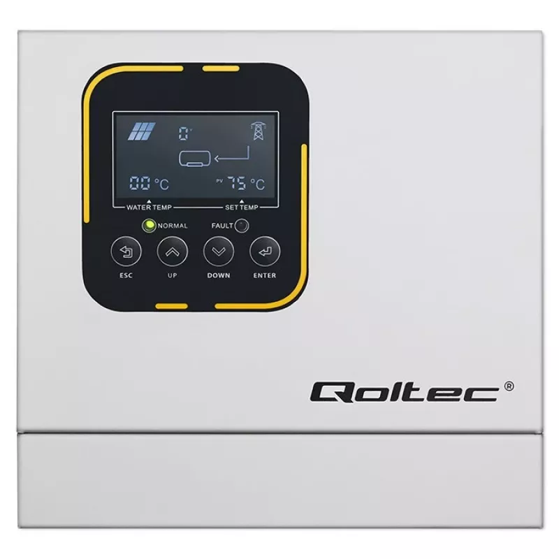 Inverteris QOLTEC ECO Solar Boost 4kW MPPT LCD, 4 kW galia, MPPT valdiklis, LCD ekranas