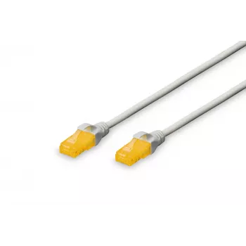 Tinklo laidas Digitus CAT 6A U/UTP Patch Cord RJ-45 Cat6a 3m pilkas