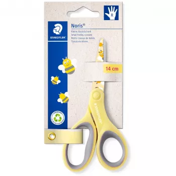 Žirklės Staedtler Noris 14 cm – įvairių spalvų rankenos, modelis 965 14P BK