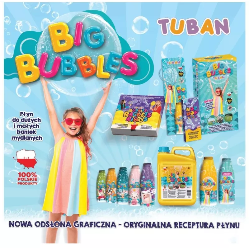 Burbulų rinkinys Tuban DISPLAY MAŽI MUILO BURBULAI MIŠINYS 36 vnt. x 60 ml