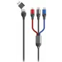 USB laidas 2GO 797361 1,2 m USB A / USB C / Micro-USB B / Lightning
