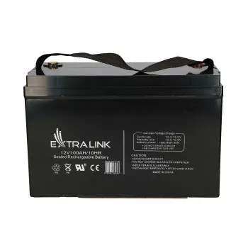 Extralink akumuliatorius AGM 12V 100Ah be priežiūros