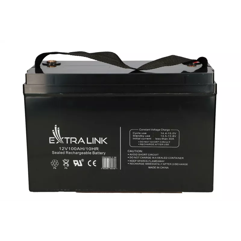 Extralink akumuliatorius AGM 12V 100Ah be priežiūros