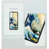 Mobilaus telefono dėklas iKins Samsung Galaxy S21+ apsauginis užpakalinis dangtelis 'didžioji banga'