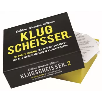 Klugscheisser 2 Black Edition – Vakarėlių žaidimas „Krasses Wissen“