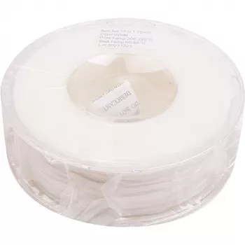3D spausdinimo filamentas TPU, 1,75 mm, 1 kg, baltas