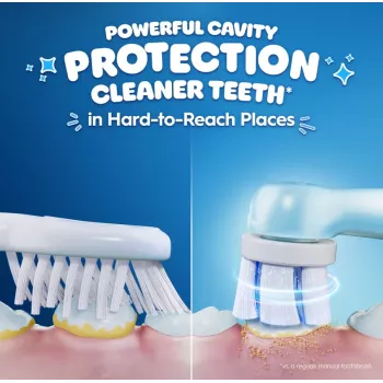 Oral-B iO Kids Disney Stitch elektrinis dantų šepetėlis su kelioniniu dėklu, 6+ metams, įkraunamas, 1 antgalis, 3 režimai