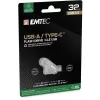 USB atmintukas Emtec 32 GB USB Type-A USB Type-C D280