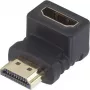 SpeaKa Professional HDMI adapteris [1x HDMI-kištukas - 1x HDMI-lizdas] 90° kampu į viršų, paauksuoti kontaktai SpeaKa Professional (SP-7870132)