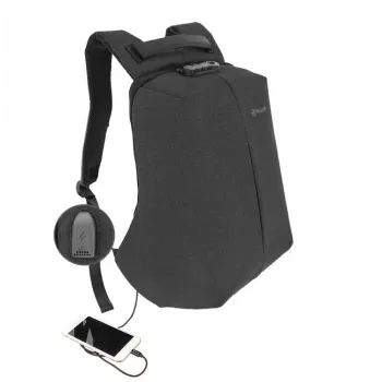 Kuprinė Tellur Notebook 15.6 Antivagis su USB prievadu, Juoda