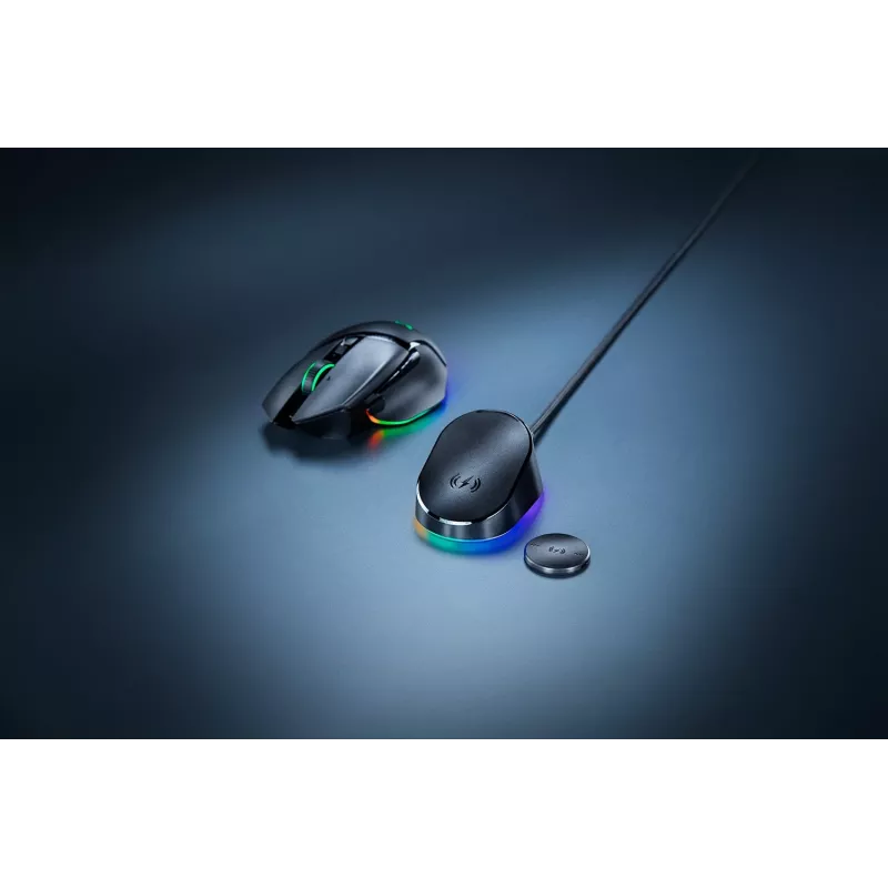 Razer Mouse Dock Pro belaidžio įkrovimo pagalvėlė