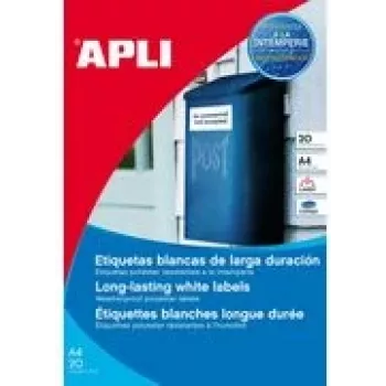 Agipa 15087 White lipdukų lapai